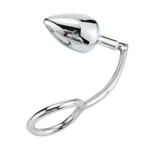 with Anal Cock Stainless Ring Hook Set 4663 DiscreetChoice Steel 0118